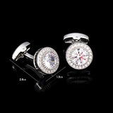 Gemstone Cufflinks Men Suit Shirts Business Wedding Jewelry