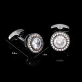 Gemstone Cufflinks Men Suit Shirts Business Wedding Jewelry