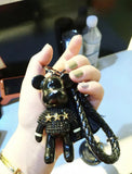 Diamond-Encrusted Bear Keychain Bag Pendant