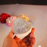 LED Light Diamond Flip Proposal Ring Box for Women Gift
