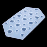 Diamond Gem Ice Cube Tray Mould Silicone DIY Maker Freeze