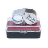 Diamond Magnifying Glass 10x 20x 30x High-Quality Jeweler Foldable Lens