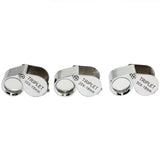 Diamond Magnifying Glass 10x 20x 30x High-Quality Jeweler Foldable Lens
