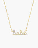 Diamond Name Necklace Stainless Steel Personalised Gift for Women
