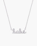 Diamond Name Necklace Stainless Steel Personalised Gift for Women
