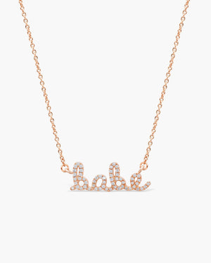 Diamond Name Necklace Stainless Steel Personalised Gift for Women