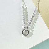 Diamond Necklace Pendant High Carbon Diamond Light Collar Chain