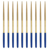 Diamond Needle File Set 3Mm X 140Mm, Round Files Titanium Coated Tools