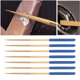Diamond Needle File Set Titanium Coated, Metal Wood Stone Glass, 10Pcs