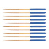 Diamond Needle File Set Titanium Coated, Metal Wood Stone Glass, 10Pcs