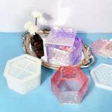 Diamond Pattern Multi Layers Storage Box Silicone Mold