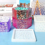 Diamond Pattern Multi Layers Storage Box Silicone Mold