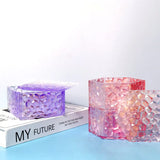 Diamond Pattern Multi Layers Storage Box Silicone Mold