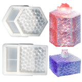 Diamond Pattern Multi Layers Storage Box Silicone Mold