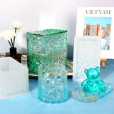 Diamond Pattern Storage Box Silicone Mold for Resin