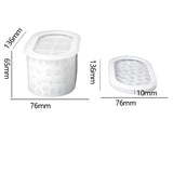 Diamond Pattern Storage Box Silicone Mold for Resin
