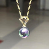 Diamond Shape 925 Silver Pendant Base for Beads Stones