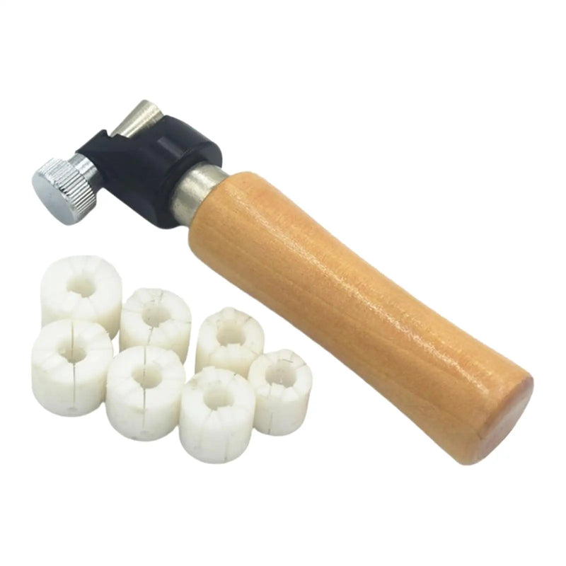 Diamond Stone Setting Tool Kit Wooden Handle Holder Clamp Jewelry Beading