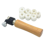 Diamond Stone Setting Tool Kit Wooden Handle Holder Clamp Jewelry Beading