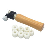 Diamond Stone Setting Tool Kit Wooden Handle Holder Clamp Jewelry Beading