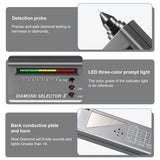 Diamond Tester Pen + 60X Mini LED Magnifying