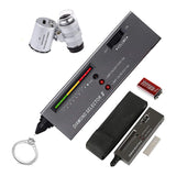Diamond Tester Pen+60X Mini LED Magnifying, Professional Diamond Selector