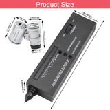 Diamond Tester Pen with 60X LED Magnifying, Professional Diamond Detector