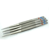 Diamond Tweezers Jewelry Pick Tools Gem Prong Adjustable Tweezers