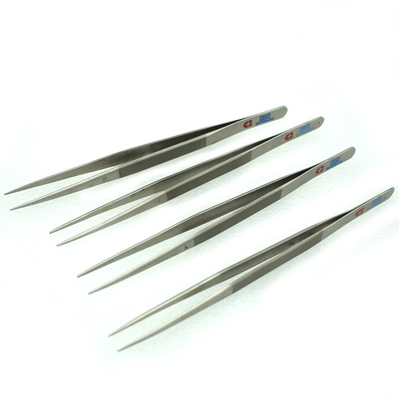 Diamond Tweezers Jewelry Pick Tools Gem Prong Adjustable Tweezers