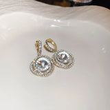 Diamond Ear Studs - Geometric Ear Accessories
