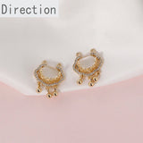 Diamond Opal Clouds Peace Longevity Lock Pendant DIY Jewelry