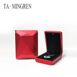Multi-Faceted Diamond Piano Paint Ring Storage Box