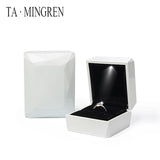 Multi-Faceted Diamond Piano Paint Ring Storage Box