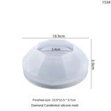 Diamond-Shaped Resin Mold - Jewelry Storage, Candle Holder, Craft Ornaments