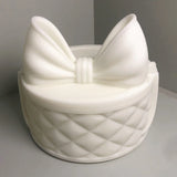 3D Diamond Resin Box Mold with Lid, Home Decor Storage Container Mold