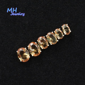 Zultanite Oval Gemstone Stud Earrings 925 Sterling Silver Change Color