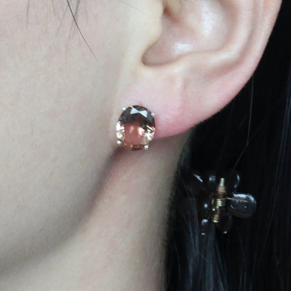 Zultanite Oval Gemstone Stud Earrings 925 Sterling Silver