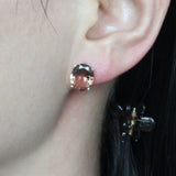 Zultanite Oval Gemstone Stud Earrings 925 Sterling Silver