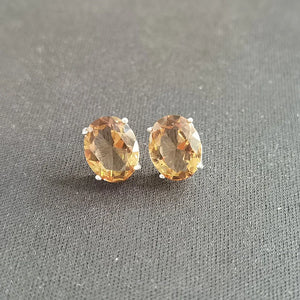 Zultanite Oval Gemstone Stud Earrings 925 Sterling Silver