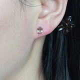 Zultanite Oval Gemstone Stud Earrings 925 Sterling Silver Change Color