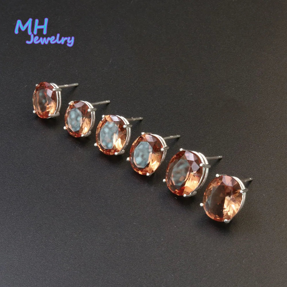 Zultanite Oval Gemstone Stud Earrings 925 Sterling Silver