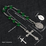 Diaylo 3Pcs/Set Rosary Beads Bracelet St.Pio St.Jude Pendant Blessing Bracelet