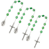 Diaylo 3Pcs/Set Rosary Beads Bracelet St.Pio St.Jude Pendant Blessing Bracelet
