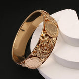 Coin Bracelet Plated French Arabic Wedding Jewelry Cuff Bracelet