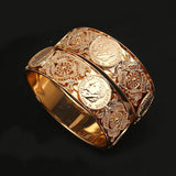 Coin Bracelet Plated French Arabic Wedding Jewelry Cuff Bracelet