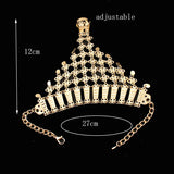 Women's Wide Arabian Wedding Cuff Bracelet Ring Set