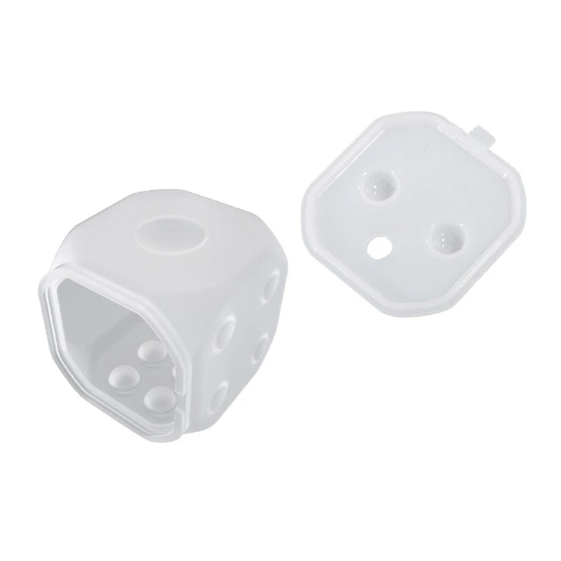 Dice Candle Mold Silicone Resin Casting Mould for Table Ornaments