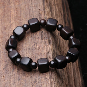 Ebony Elastic Bracelet with Gift Bag