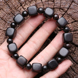 Ebony Elastic Bracelet with Gift Bag