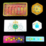 Rectangular Hexagon Dice Storage Box Epoxy Resin Mold DIY Craft Tools